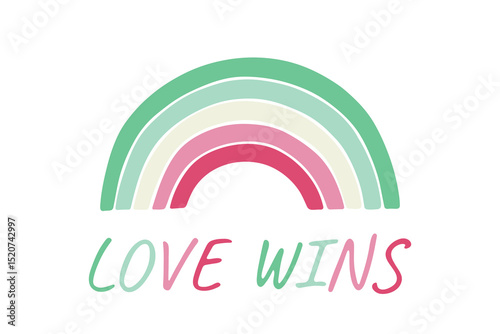 Colorful rainbow shape Abrosexual pride flag Happy pride day LGBTQIA community Pride Month Vector hand drawn doodle for posters, stickers, logo, cards
