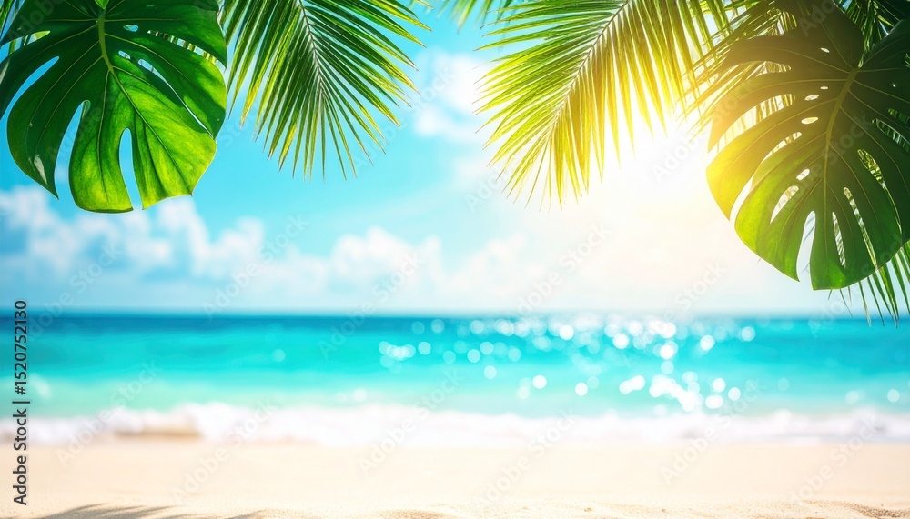 Obraz premium tropical beach background