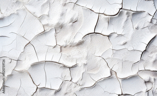 White plaster wall texture with rough surface, subtle cracks, and chips. Captures authentic architectural realism with detailed imperfections—ideal for interior design, backgrounds, restoration visual