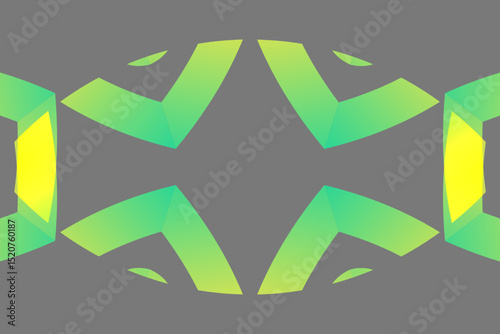 Beautiful glow colour gradient flower line art pattern wallpaper of indonesian traditional abstract batik ethnic dayak ornament for commercial ads	