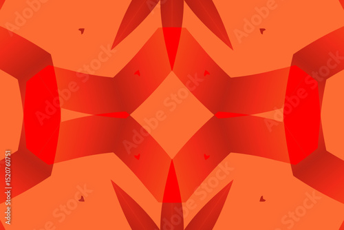 Beautiful glow colour gradient flower line art pattern wallpaper of indonesian traditional abstract batik ethnic dayak ornament for commercial ads	