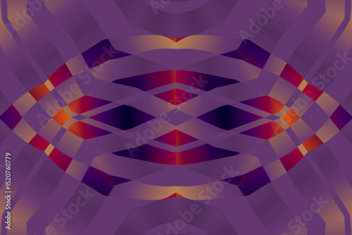 Beautiful glow colour gradient flower line art pattern wallpaper of indonesian traditional abstract batik ethnic dayak ornament for commercial ads	