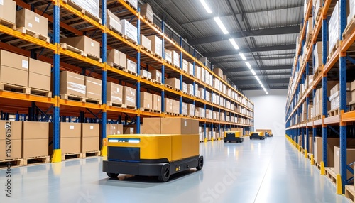 Automated Warehouse  Efficient Logistics with Autonomous Mobile Robots