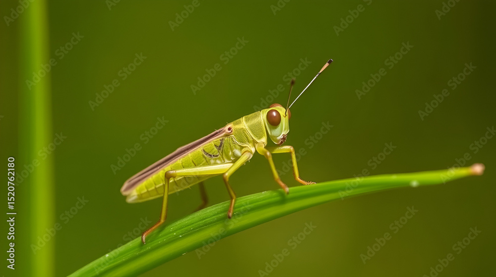 Fototapeta premium Bird Grasshopper Nymph