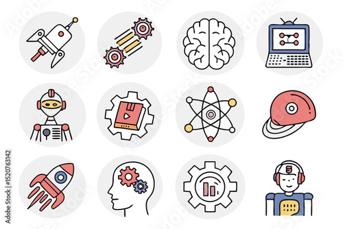set of icons for web design