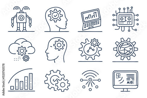 set of vector icons