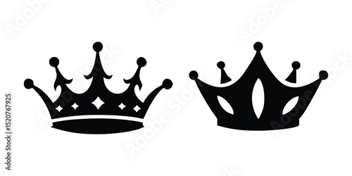 golden crown silhouette,