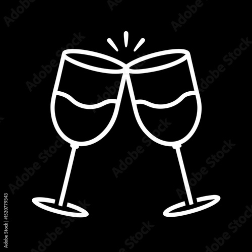 two glasses of champagne
