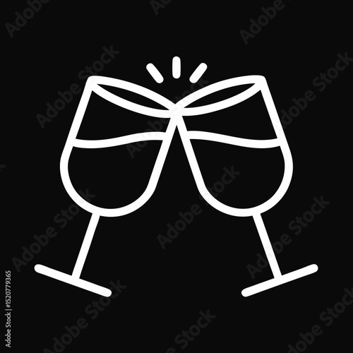 two glasses of champagne