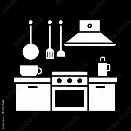 set of kitchen appliances