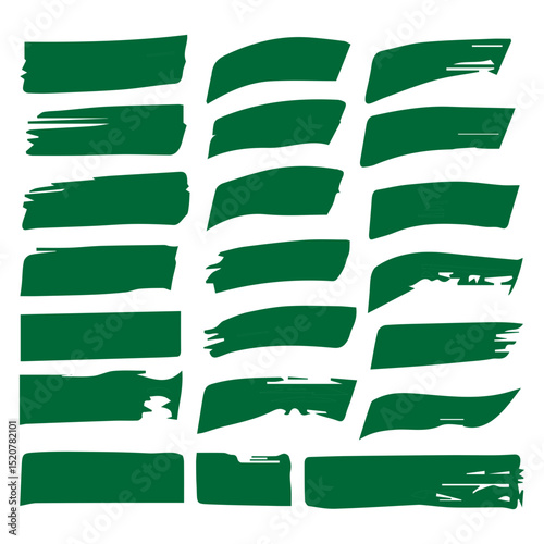Grunge paint brush stroke vector shape