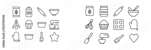 Baking essentials for creating delicious desserts and treats in a cozy kitchen environment