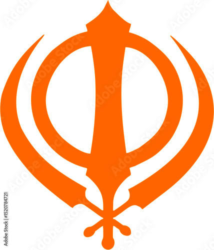 Khanda-the primary symbol of Sikhism religion