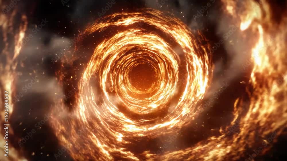 Galactic Firestorm Vortex Spin Motion Loop Galactic Firestorm Vortex Spin Motion Loop