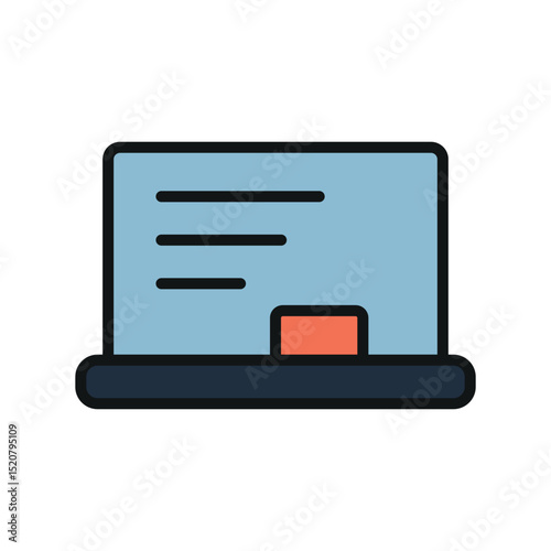 Flat blackboard icon, perfect for school, education, teaching, learning, and classroom designs.

