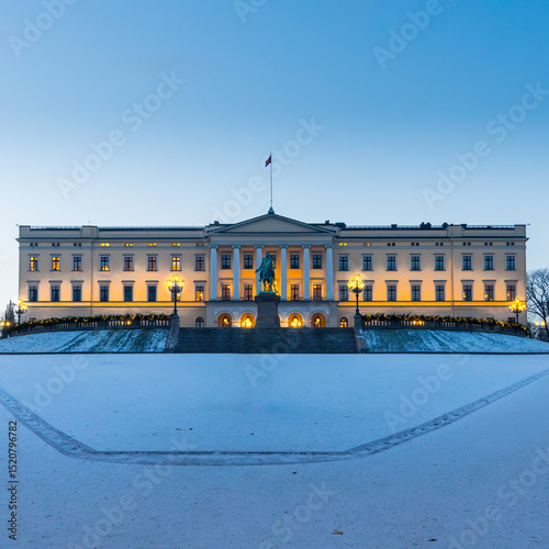 Canvas Print Royal Palace Norway