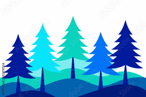 trees in the forest