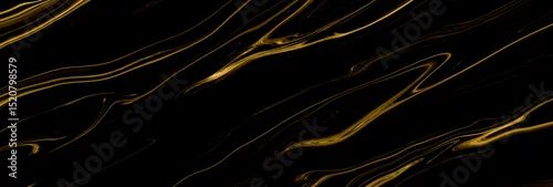 Panel kuchenny z motywem Marble texture wall surface black gold ink pattern graphic  background granite abstract light elegant grey for do floor plan ceramic counter texture tile black yellow background natural for paper.