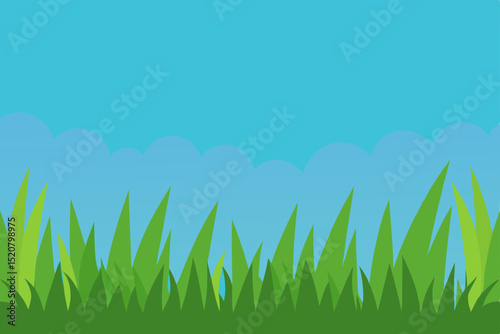 grass illustration field background .svg