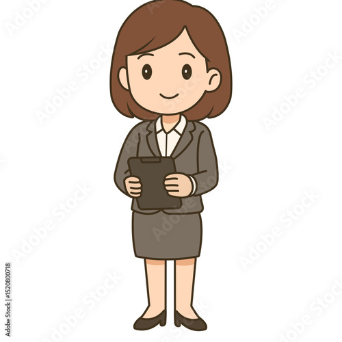 business woman cartoon