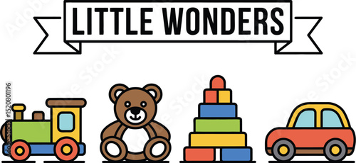 International picnic day design featuring a silhouette of a head with children inside it and a heart