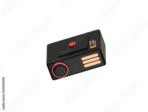 projector icon 3d illustration render