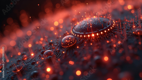 Micro-interactions of pacemakers. Electrified glow in medical devices. Understanding pacemaker technology. Enhancing patient experience with illumination.
