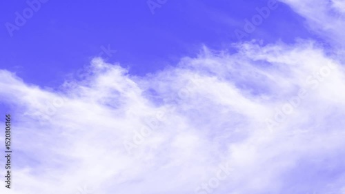 Timelapse of beautiful blue sky with clouds background, Beautiful cloud space weather beautiful blue sky background.Nice weather,clear blue sky with plain white cloud with 4k resolution.