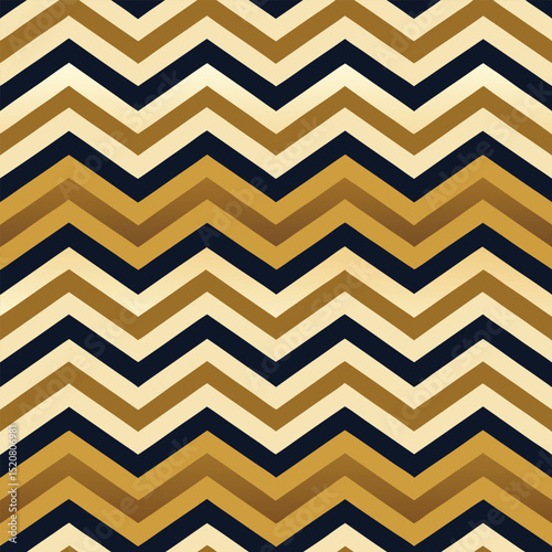 Pattern seamless chevron abstract wave background stripe gold luxury color and line. Geometric line vector. Christmas background.
