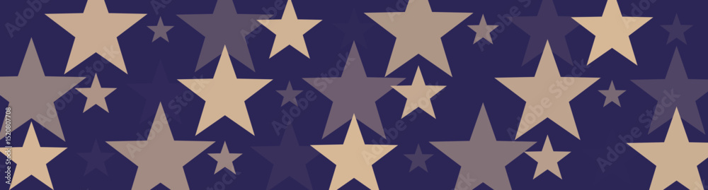 Obraz premium Starry Night Background Illustration