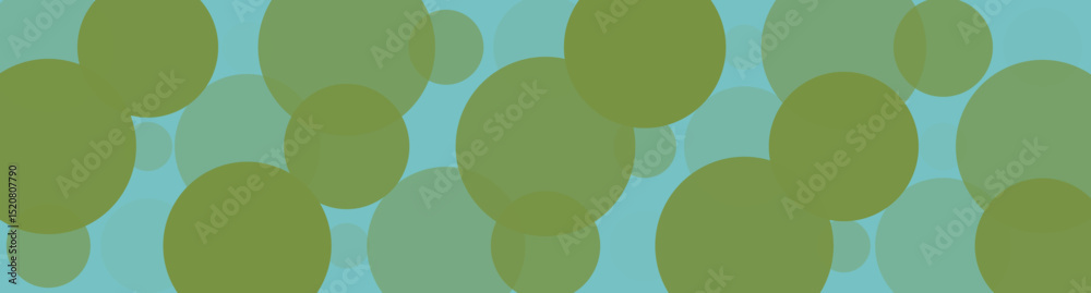 Abstract Background with Green and Teal Circles Abstract Background with Green and Teal Circles
