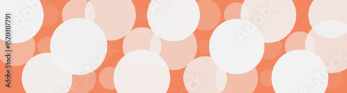 Wallpaper Mural Abstract Bokeh Background in Coral and White Torontodigital.ca