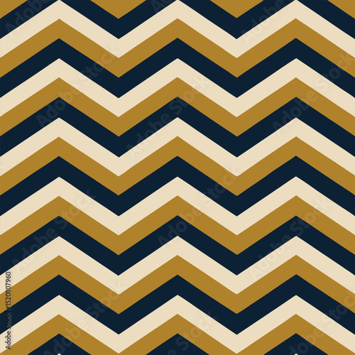 Pattern seamless chevron abstract wave background stripe gold luxury color and line. Geometric line vector. Christmas background.
