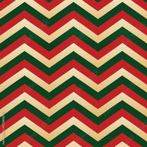 Pattern seamless chevron abstract wave background stripe gold luxury color and line. Geometric line vector. Christmas background.
