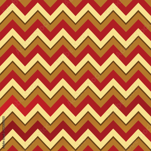 Pattern seamless chevron abstract wave background stripe gold luxury color and line. Geometric line vector. Christmas background.
