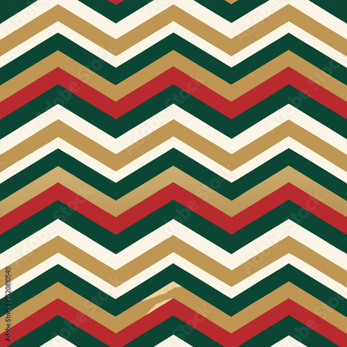 Pattern seamless chevron abstract wave background stripe gold luxury color and line. Geometric line vector. Christmas background.
