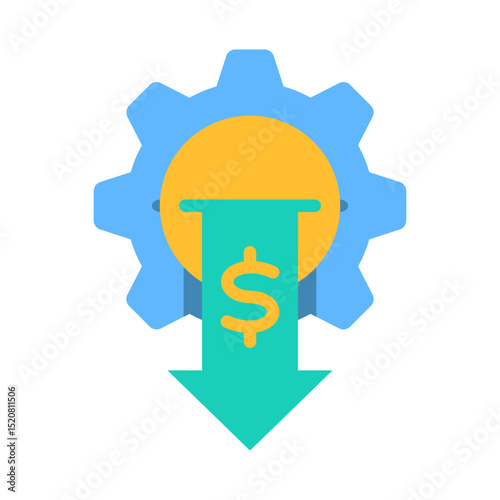Cost Reduction Icon