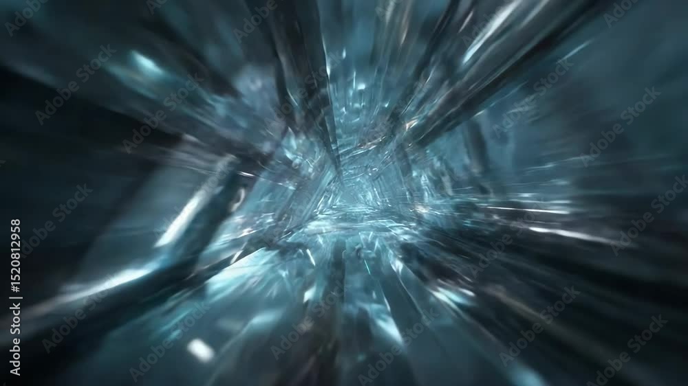 Hyperspeed Motion Warp With Metallic Blur Effect