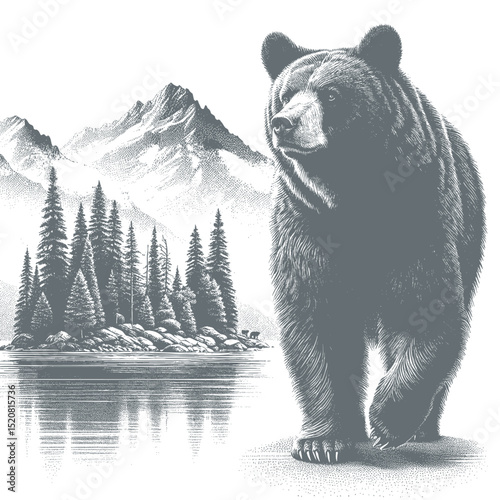 bear vector