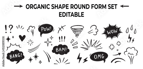 arrows, lines, sketches, scribbles, brushstrokes, doodle, design elements, vector, illustration, hand drawn, abstract, black and white, grungy, set, elements, frames, speech bubbles, cloud, heart, 
