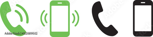 phone, telephone, call, ringing, smartphone, mobile, handset, icon, vector, communication, contact, 