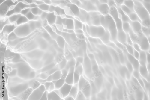 Abstract white transparent water shadow surface texture natural ripple background