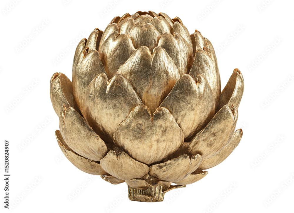 Fototapeta premium 3D Gold Artichoke