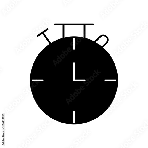 Chronometer Stopwatch Time Fill Icon