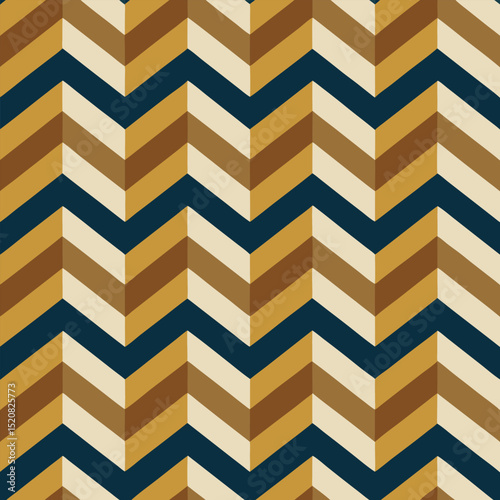 Pattern seamless chevron abstract wave background stripe gold luxury color and line. Geometric line vector. Christmas background.
