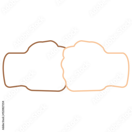 Friendship Day Hands Line