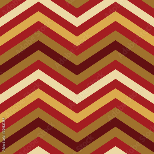 Pattern seamless chevron abstract wave background stripe gold luxury color and line. Geometric line vector. Christmas background.
