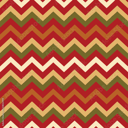 Pattern seamless chevron abstract wave background stripe gold luxury color and line. Geometric line vector. Christmas background.
