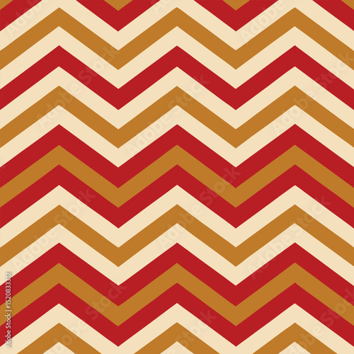 Pattern seamless chevron abstract wave background stripe gold luxury color and line. Geometric line vector. Christmas background.
