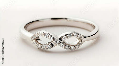 Wallpaper Mural Delicate Infinity Diamond Ring Torontodigital.ca